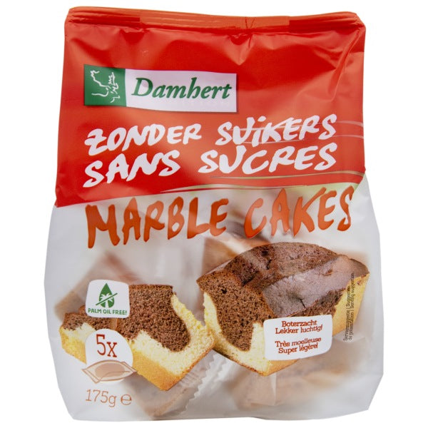 Damhert Marmercakes zonder suikers 210g
