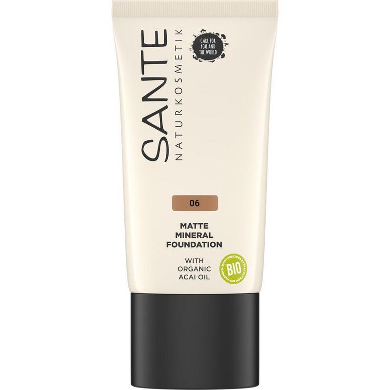 Sante Deco Matte Mineral Foundation 06 Warm Caramel 30ml