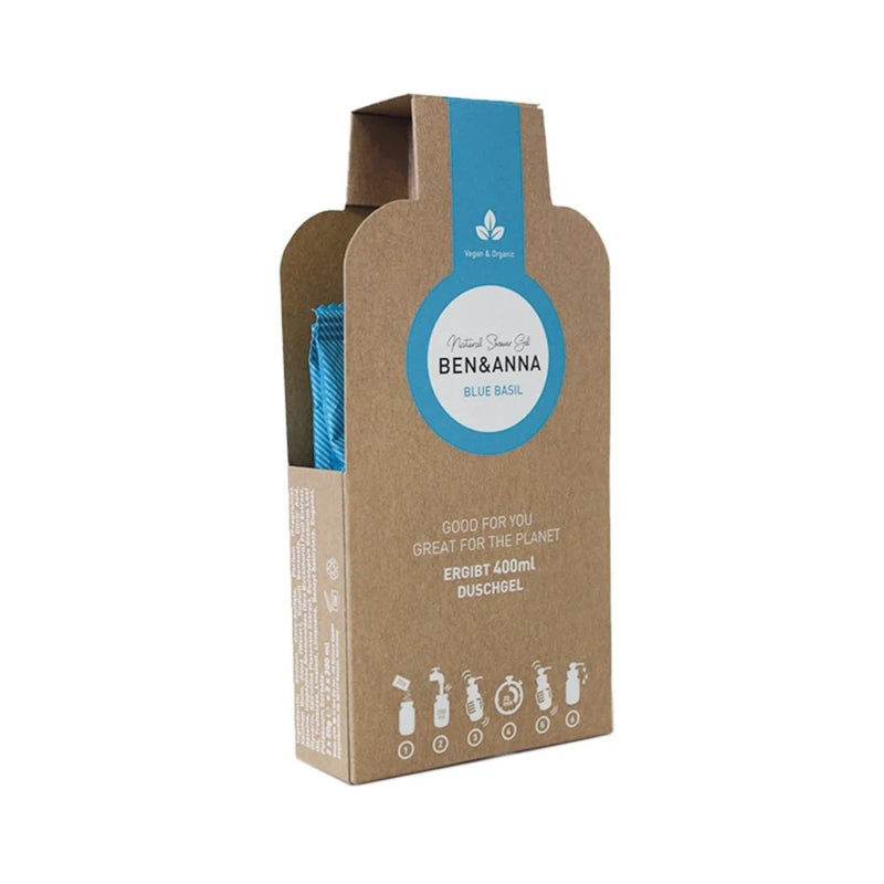 Ben & Anna Showergel flakes blue basil 2st